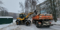 Уборка снега в Зарайске продолжается! - Город Зарайск